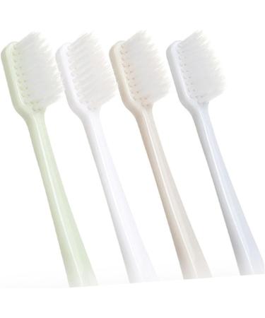 Minkissy 4-Pack Soft Toothbrushes for Sensitive Teeth | Handheld Oral Care & Dental Hygiene | Green Bristle Toothbrushes for Women - Buy Online on GoSupps.com