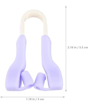 Didiseaon Pince Nez En Silicone 2 Pi ces Rose Tendre Et Violet l gant Correcteur De Nez Soulevant Pour Adultes Usage Beaut Quotidienne - Buy Online on GoSupps.com