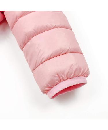 Kids Pink Puffer Jacket | Hooded Winter Coat for Boys & Girls | Lightweight Outerwear 2-3 Years - Buy Online on GoSupps.com