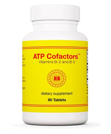 Optimox ATP Cofactors with Riboflavin (B2) and Niacin (B3) High Strength 90 Vegan Tablets Laboratory Tested Vegetarian Gluten-Free Soy-Free Non-GMO