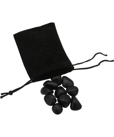 Black Tourmaline Healing Crystals India - Tumbled Stones for Beginners and Witchcraft - Buy Online on GoSupps.com