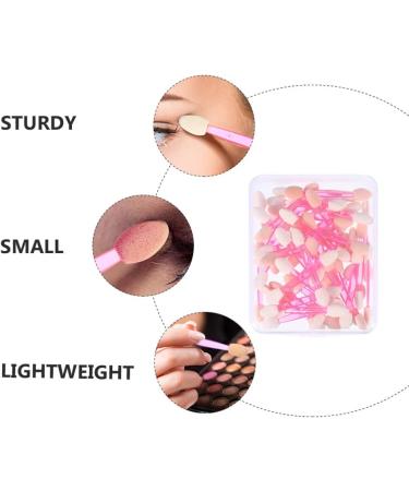 Beaupretty 50pcs Double Ended Eyeshadow Brush Makeup Wand Beauty Kit Pink Woman Disposable Accessories Plastic - Buy Online on GoSupps.com