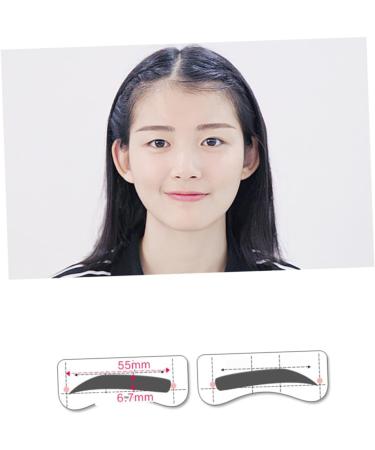 FOMIYES 96 Pairs 8 Eyeshadow Molds Eyebrow Makeup Tools Eyebrow Card Suite Eyebrow Marks Eyebrow Trimming - Buy Online on GoSupps.com