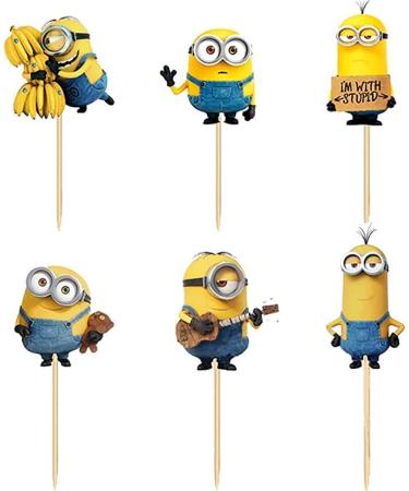 Henchman Cartoon Cupcake Toppers - Set of 24 | Prime Quality for Birthday Parties - Buy Online on GoSupps.com