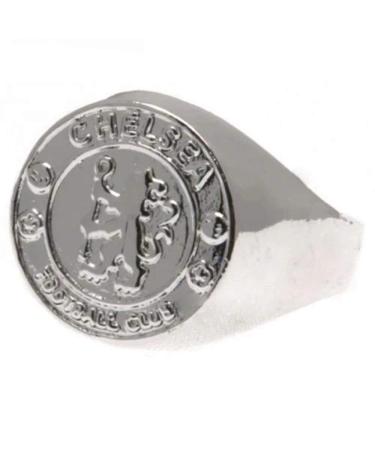 Chelsea FC Ring - Silver Plated - Size X