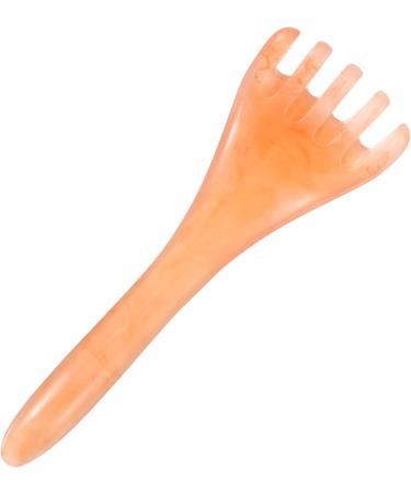 Gatuida 2-St Massage Kamm & Shampoo Comb - Scalp Massager & Body Scratching Comb for Women | Portable Curved Design | Pink Resin - Buy Online on GoSupps.com