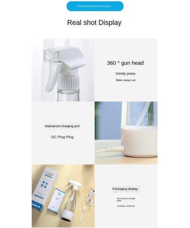 Backbayia 2 Pieces 350ml Sodium Hypochlorite Generator Spray Bottle for Home Office Kitchen Bathroom - Buy Online on GoSupps.com
