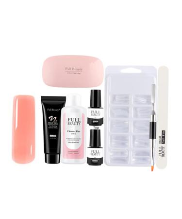 Beatifufu 1 Set Pieces Manicure Tools Set Nail Extension Kit Manicure Lamp Nail Dryer Lamp Nail Trimming Tool Nail Builder Kit Nail Manicure Kit Nail Art Soak off Nail Extensions Plastic