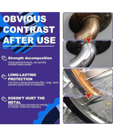 Powerful Metal Rust Remover WX-101B Rust Remover for Metal Powerful and Fast Rust Removal Multi-Functional Rust Removal for Various Metals Iron Cleaner (200ml) - Buy Online on GoSupps.com