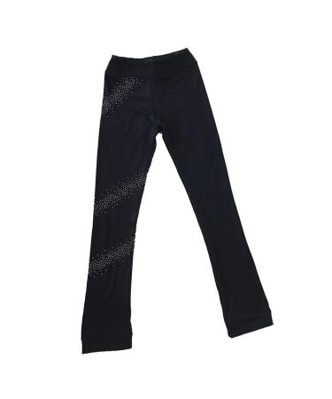 Perfeclan ice skating shoes Beautable Irknung Figure Run Strumphose Leggings Girl Roll Show Skating Eislauf Strorne Pants Figure Art Run Leggings for children and adults 110 with crystal