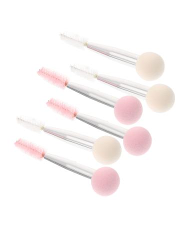6pcs Sponge Makeup Brush Double Head Makeup Mascara Cosmetic Makeup Applicator Cosmetic Sponge Applicator Cosmetic Makeup Eyebrow Brush Sponge Brush Makeup Tools Cosmetic Tools
