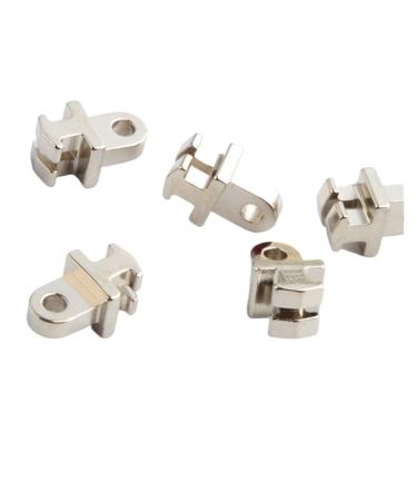 50 pieces of individual glasses hinges with teeth plastic frame wide broken front hinges replacement glasses made of acetate hinge repair section different sizes (color: 3.5x1.5mm)