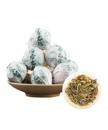 HQZMCTE Premium Rich Flavor Puerh Raw Tea Sticky Scent Green Tea Individually Wrapped 250g