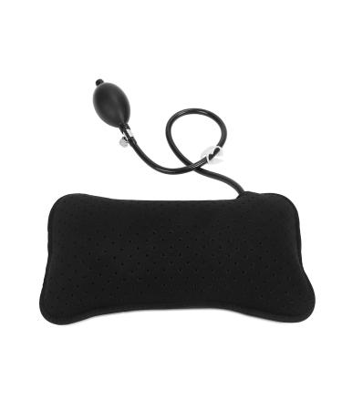 2pcs Inflatable Lumbar Support Pillow Breathable Portable Travel Lumbar Support Car Seat Back Support Air Bladder Lower Back Supports Cushion Inflatable Seat Cushion with Pump for Home Office Car