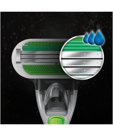 Buy Gillette Body Razor for Men 3-Blade Wet Razor + 1 Replacement Blade | International Shipping Available - Buy Online on GoSupps.com