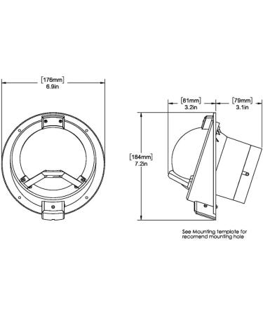 Ritchie Compass Bulkhead 4.5 Combi with Inclinometer - Buy Online on GoSupps.com