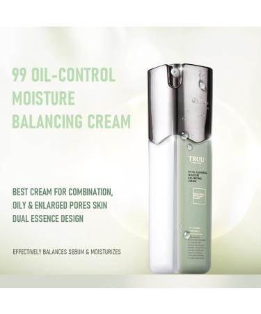 TRUU 99 Oil-Control Moisture Balancing Cream | Hydrating & Oil-Regulating Formula | Reduces Pores & Enhances Brightness | 1.8 Oz - International Shipping Available - Buy Online on GoSupps.com