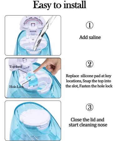Navage Nasal Care Silicone Pods Refills - 10 Packs (Blue) - Buy Online on GoSupps.com