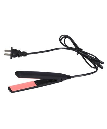 Hair Straightener Professional Travel Size Mini Flat Iron Tourmaline Ceramic Hair Treatment Molder Tool Mini Hair Curler Flat Straightener Curlers Black