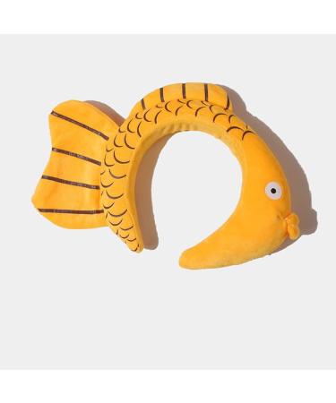 She's Shining Yellow Fish Shape Headband Cartoon Animal Hair Band Exaggerated Funny Hair Accessories - Buy Online on GoSupps.com