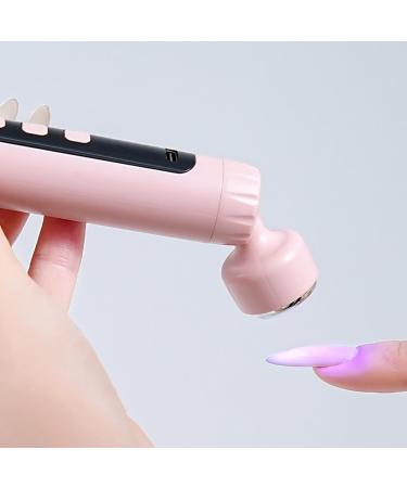 DASHIELL Cordless Nail Drill - 2 in 1 Electric Nail Drill Professional Nail File Nail File with Small UV Light Portable Electric Manicure Pedicure Kit for Acrylic Gel Nails Polishing Curing - Buy Online on GoSupps.com