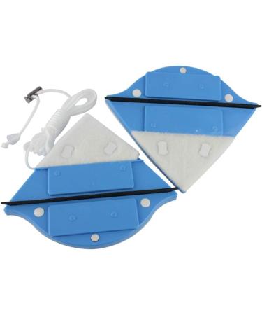 Window Cleaner Wipers Double-Side Glass Cleaner for Thickness of Glass 3-10mm Plastic Household Cleaner Wiper Window Glass Surface Wiper Brush - Buy Online on GoSupps.com