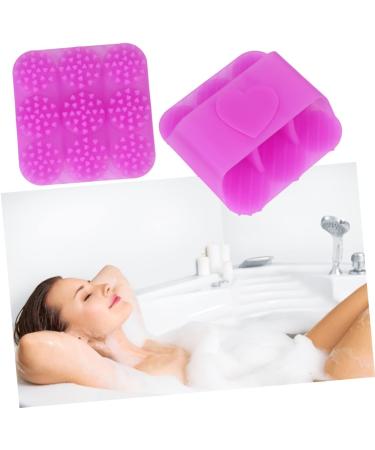 BeatifuFu Silicone Scalp Massager Brush - Hair Scales Cleaning Tool for Home Use (Purple 8.5x3cm) - International Shipping Available - Buy Online on GoSupps.com