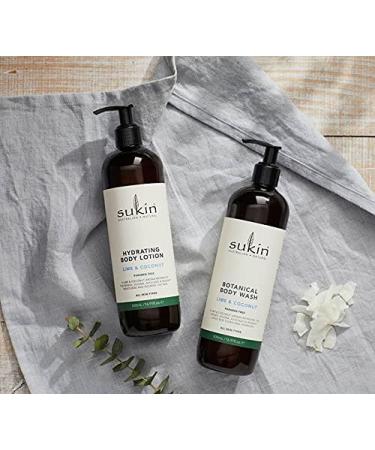 Sukin Lime & Coconut Botanical Body Wash - 16.9 Fl Oz - Buy Online on GoSupps.com