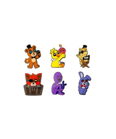 Youtooz Five Nights At Freddy's Official Licensed Pin Set - Collectors Box With 6 Pins From Youtooz FNAF Collection
