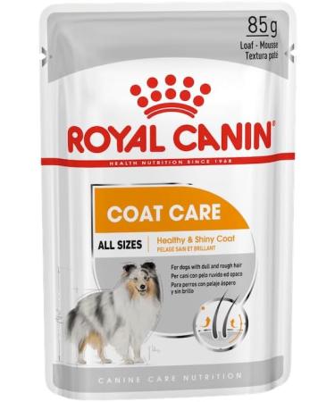 ROYAL CANIN Coat Care Mousse | Pack of 4 | 4 x 12 x 85 g | Wet Dog Food | for Dogs from 10 Months | Formula for Dogs with Dull and Dry Coats - Buy Online on GoSupps.com