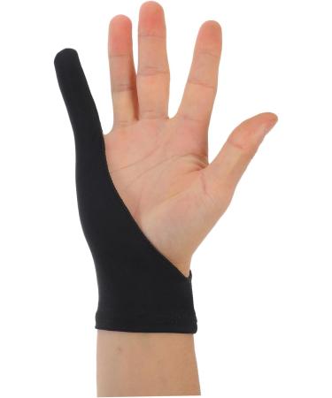 ULTECHNOVO 4 Pcs Sweat Thumb Guard - Finger Glove for Nail Biting Prevention | Black Touch Cloth for Digital Tablets | 17x7.5x0.5CM - International Shipping Available - Buy Online on GoSupps.com