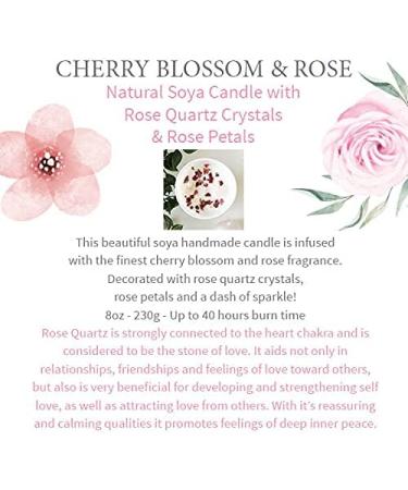 30th Birthday Candle - Perfect Gift for Thirtieth Birthday | Soothing SOYA Candle with Rose Quartz & Rose Petals - Buy Online on GoSupps.com