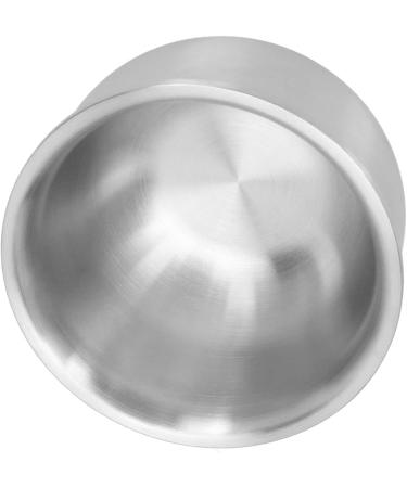 Premium Stainless Steel Shaving Bowl | Professional Portable Soap Mug for Home & Barber Shop | International Shipping Available - Buy Online on GoSupps.com