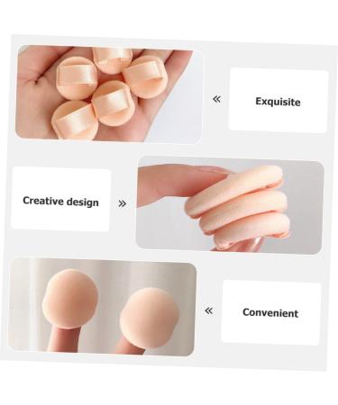 FRCOLOR 25 Pcs Flocking Powder Puff Reusable Makeup Setting Powder Puffs for Face Concealer & Makeup | Portable & Perfect for Girls - Buy Online on GoSupps.com