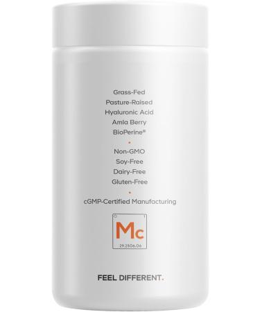 Codeage Multi Collagen+ Supplement with Vitamin C Biotin 5000 mcg Hyaluronic Acid Amla Berry BioPerine - 5 Types of Collagen Grass-Fed Pasture-Raised - 2-Month Supply - Non-GMO - 180 Capsules - Buy Online on GoSupps.com