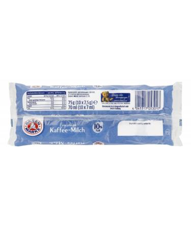 B renmarke Rich Coffee Milk 10% Fat - 30 Portion Packs (10 x 7.50g) | Perfect for Coffee Lovers | International Shipping - Buy Online on GoSupps.com