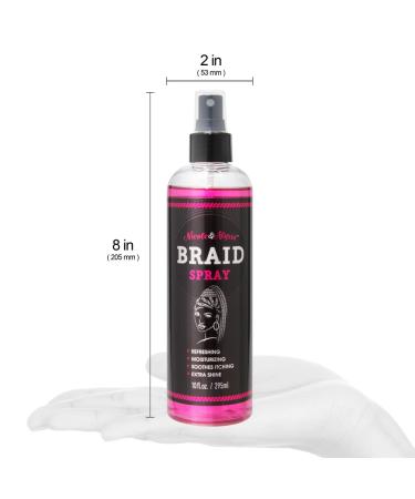 Nicole & Alyssa - Braid Spray (10oz) and Braid Gel (7.9oz) Combo - Buy Online on GoSupps.com