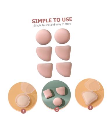 FRCOLOR 12 Pcs Durable Puff Face Sponge Set - Compact & Loose Powder Puffs for Flawless Makeup Application - Travel-Friendly Beauty Essential - Buy Online on GoSupps.com