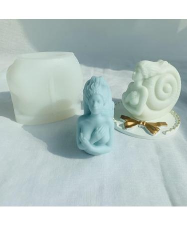 Cestony Conch Girl Shape Silicone Molds for Candle & Soap Making | Perfect for Pillar Aromatherapy and Clay Crafts - Buy Online on GoSupps.com