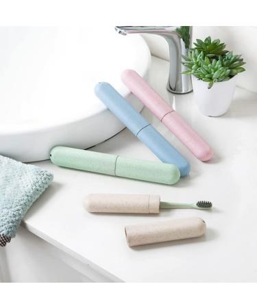 Teogneot Travel Toothbrush Case Set - 4-Piece Portable Toothbrush Covers for Camping Business & Vacation - Buy Online on GoSupps.com