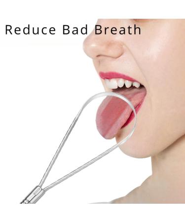 Stainless Steel Tongue Scraper - Ultimate Bad Breath Solution | Travel-Friendly Oral Care Tool for Adults | Fresh Breath & Easy Use (Copper - Buy Online on GoSupps.com