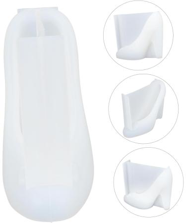 OUNONA High Heels Mold Desktop Mold Decoration Cake Decorating Ice Cube Candy Chocolate Resin Mold Small Cake Board Fondant Mold Soap Mold 3D Muffin White Supplies Silica Gel - Buy Online on GoSupps.com