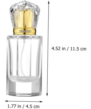minkissy 1pc Perfume Refillable Perfume Portable Water Sprayer Cosmetic Container Scent Spray Bottle Refillable Mist Sprayer Travel Sprinkler Empty Bottle Glass - Buy Online on GoSupps.com