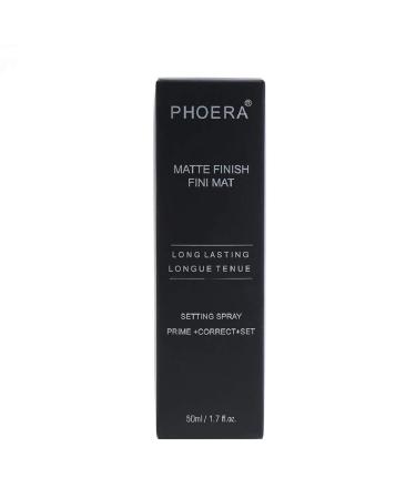 Phoera AQUAPURITY 3-In-1 Makeup Setting Spray - Matte Finish, Long Lasting Formula - 16Hr Wear - Buy Online on GoSupps.com