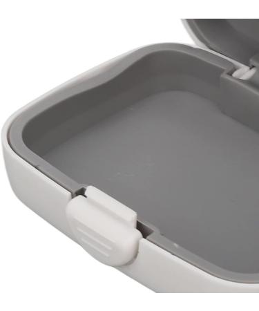 Hearing Aids Case Large Capacity Portable Quadrate Black Hearing Aids Storage Box for Home Outdoor Travelling(White) - Buy Online on GoSupps.com