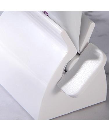 Toothpaste Squeezer For Creative Manual Squeezing Gadget Bathroom Supplies For Women Men Makeup Tube Lotion Cream Rolling Toothpaste Dispenser White - Buy Online on GoSupps.com