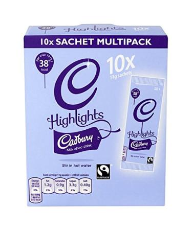 Cadbury Lot de 10 m ches issues du commerce quitable 110 g