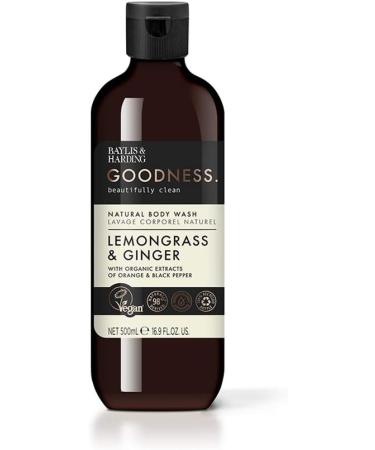 Baylis & Harding Goodness Lemongrass and Ginger Body Wash 500 ml (Pack of 15) - Vegan Friendly 1 count (Pack of 15) Lemongrass & Ginger Body Wash - Buy Online on GoSupps.com