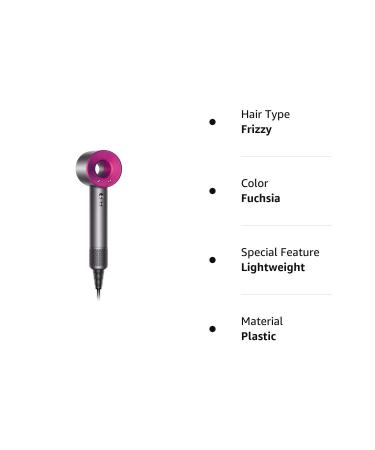 Renewed Dyson Supersonic Hair Dryer - Iron/Fuchsia | Best Price & Quality - Buy Online on GoSupps.com