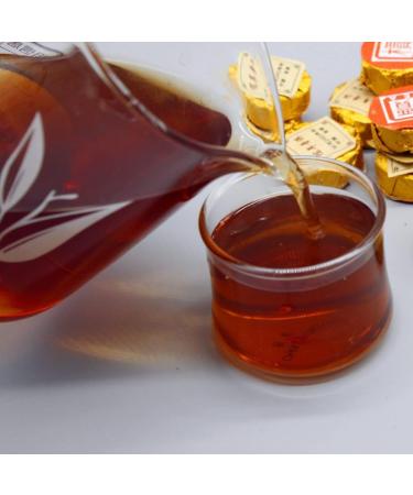 HQZM Yunnan Ancient Puer Tea Small Golden Cake 500g Mini Tuocha Mature Tea Exquisite and Small 1764oz - Buy Online on GoSupps.com